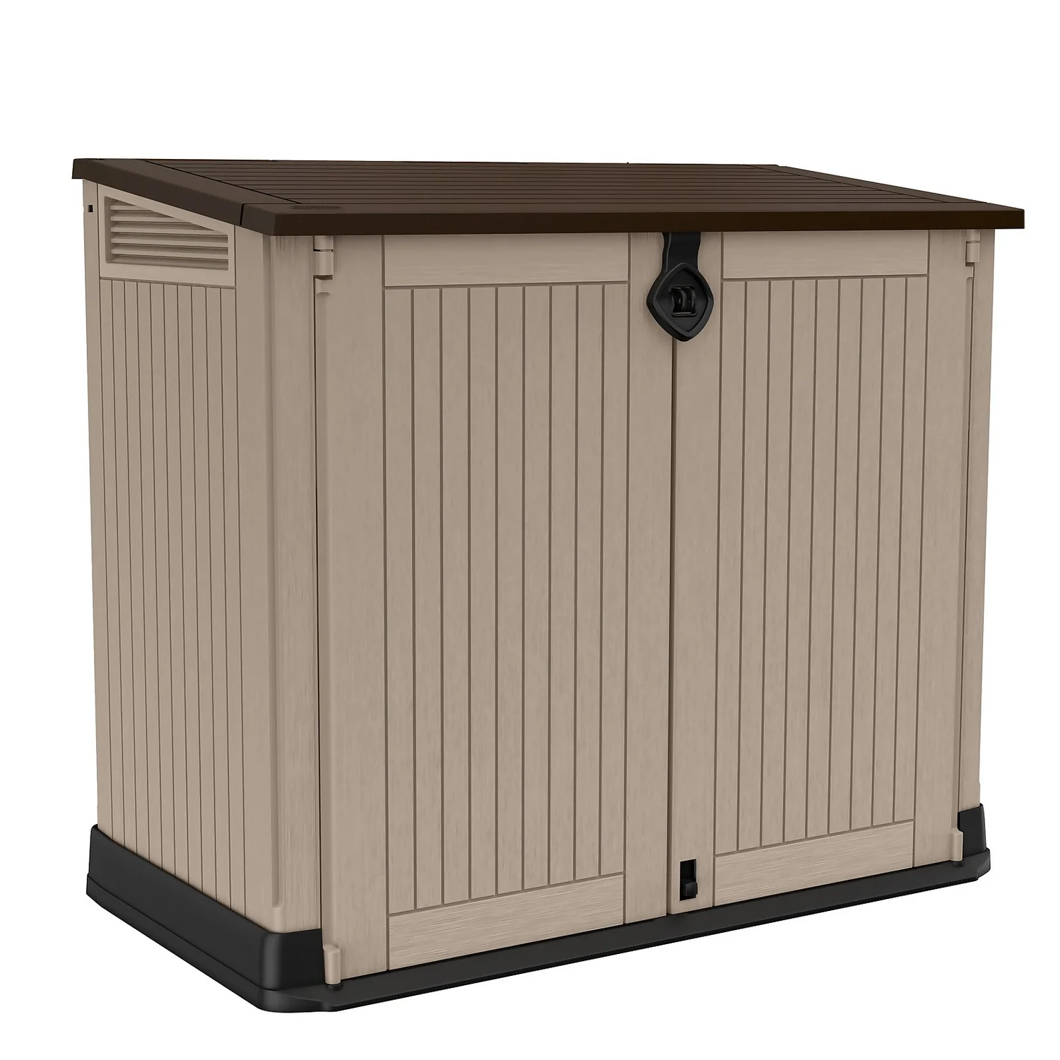 Keter Store It Out Midi Outdoor Garden Storage Shed 880L - Beige/Brown 3 Keter Store It Out Midi Outdoor Garden Storage Shed 880L - Beige/Brown