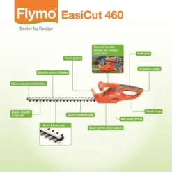 Flymo Easicut 460 Electric Hedge Trimmer - 45cm -Garden Care Specialty Shop 12885913 5754843593157071