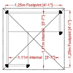 Shire Honeysuckle Corner Arbour - 4x4ft -Garden Care Specialty Shop 12887170 2754856509745751