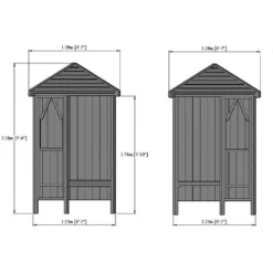 Shire Honeysuckle Corner Arbour - 4x4ft -Garden Care Specialty Shop 12887170 8694856509717524