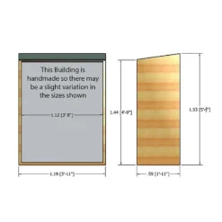 Shire Garden Store Shiplap - 4x2ft -Garden Care Specialty Shop 12887188 2024851572700855