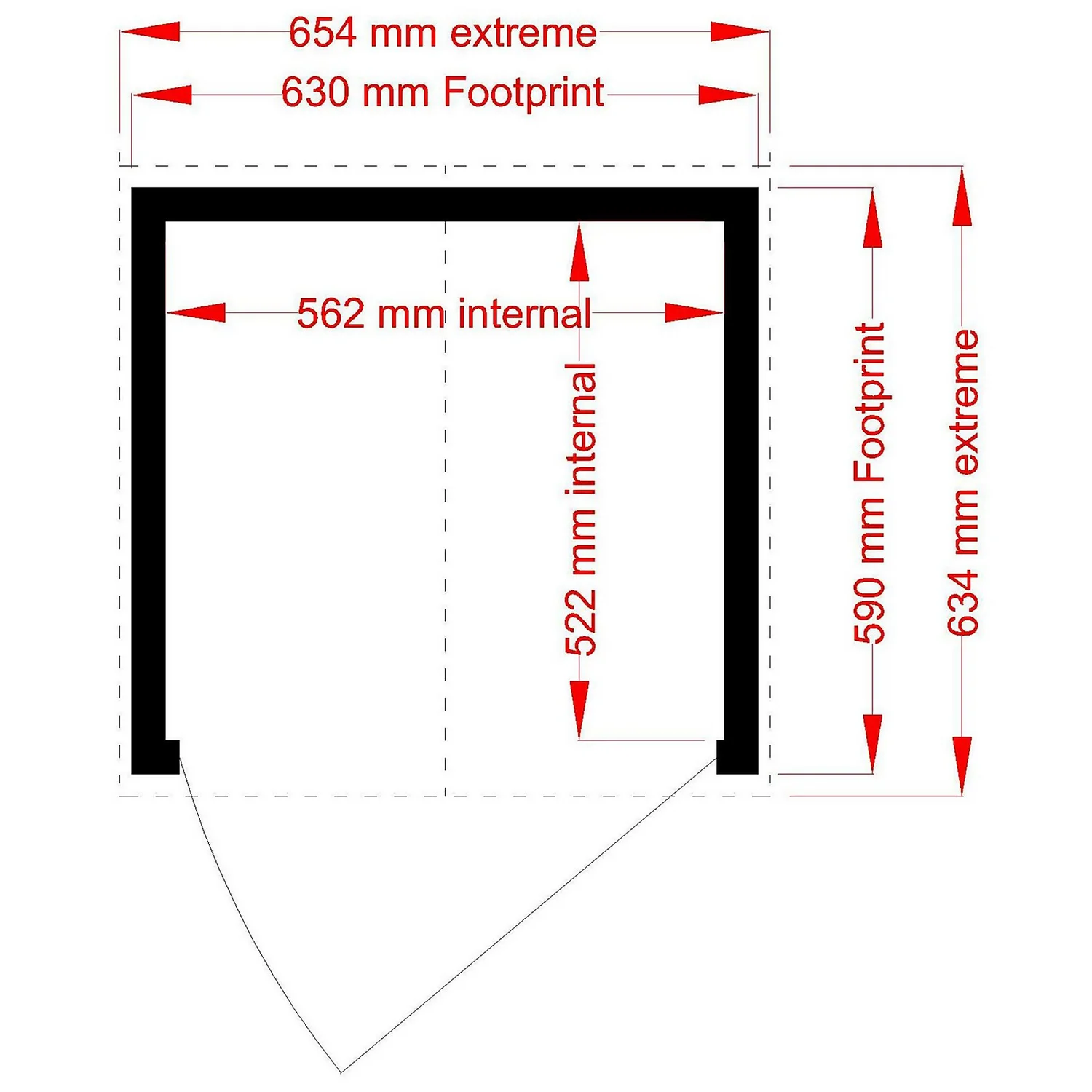 Shire Garden Store Shiplap - 2x2ft 12 Shire Garden Store Shiplap - 2x2ft - Image 10