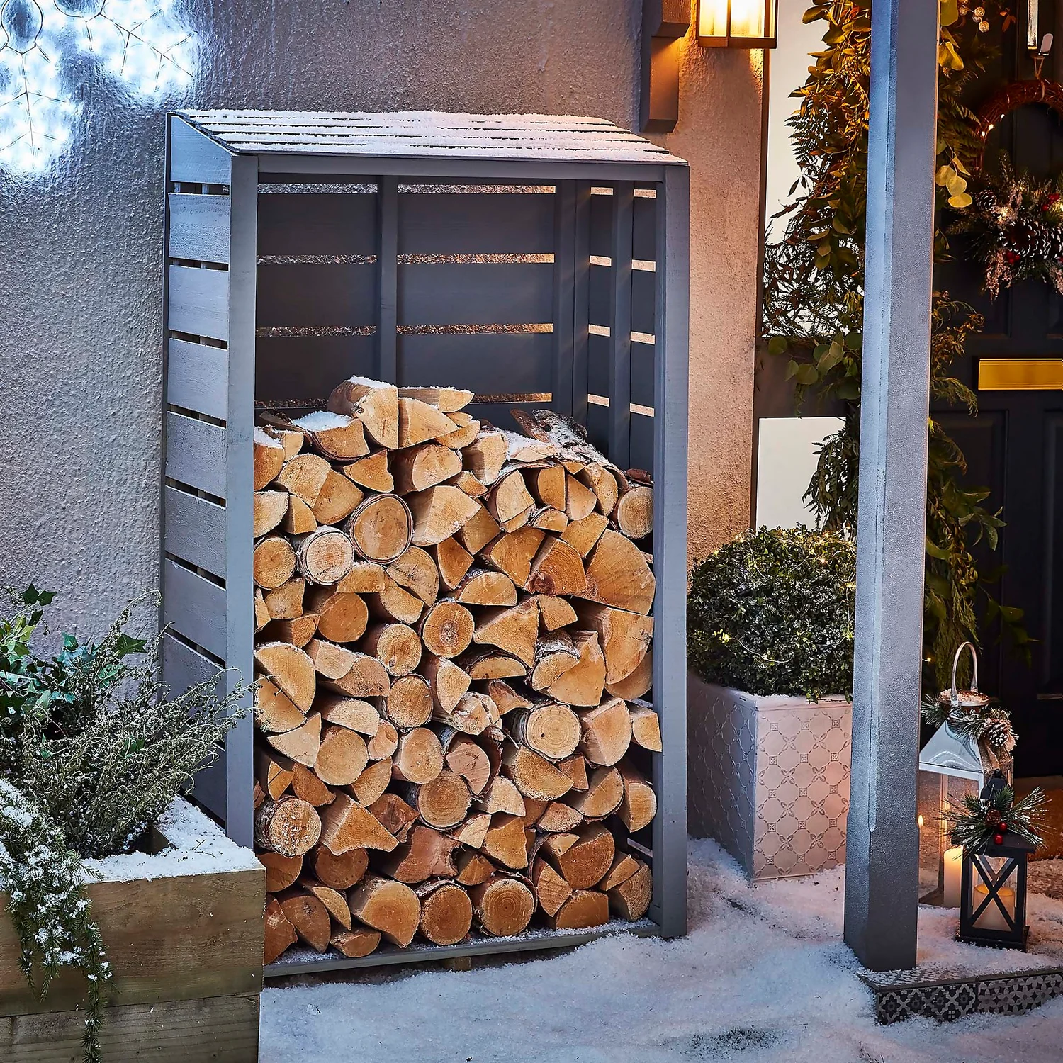 Shire Tall Wall Log Store - 3x1.5ft 10 Shire Tall Wall Log Store - 3x1.5ft - Image 8