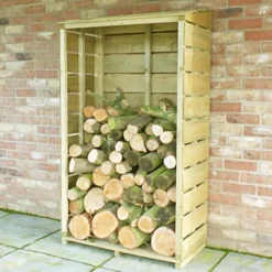 Shire Tall Wall Log Store - 3x1.5ft 13 Shire Tall Wall Log Store - 3x1.5ft -Garden Care Specialty Shop 12887202 1824851593365374