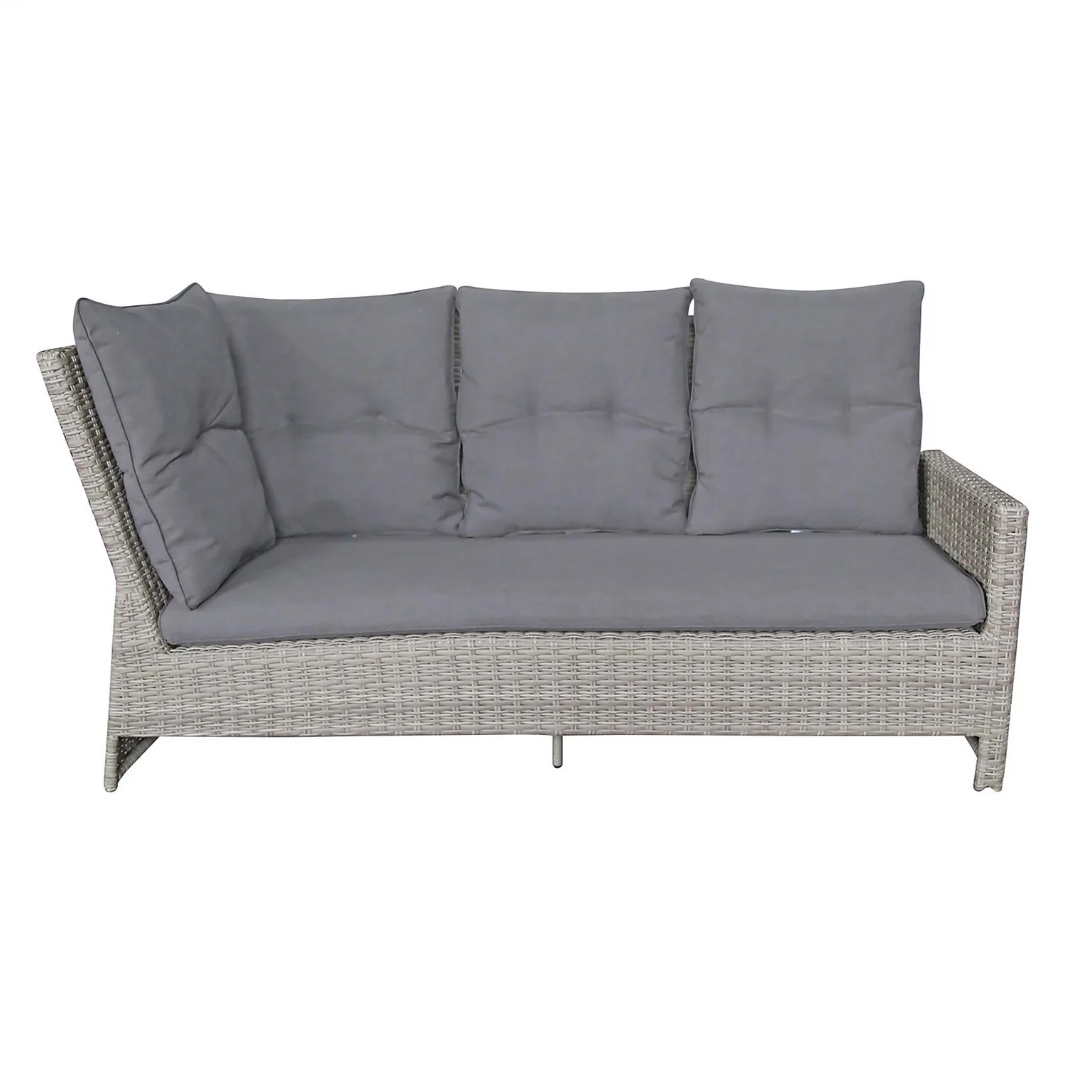 Mortimer Grey Rattan Garden Corner Sofa Set 8 Mortimer Grey Rattan Garden Corner Sofa Set - Image 6