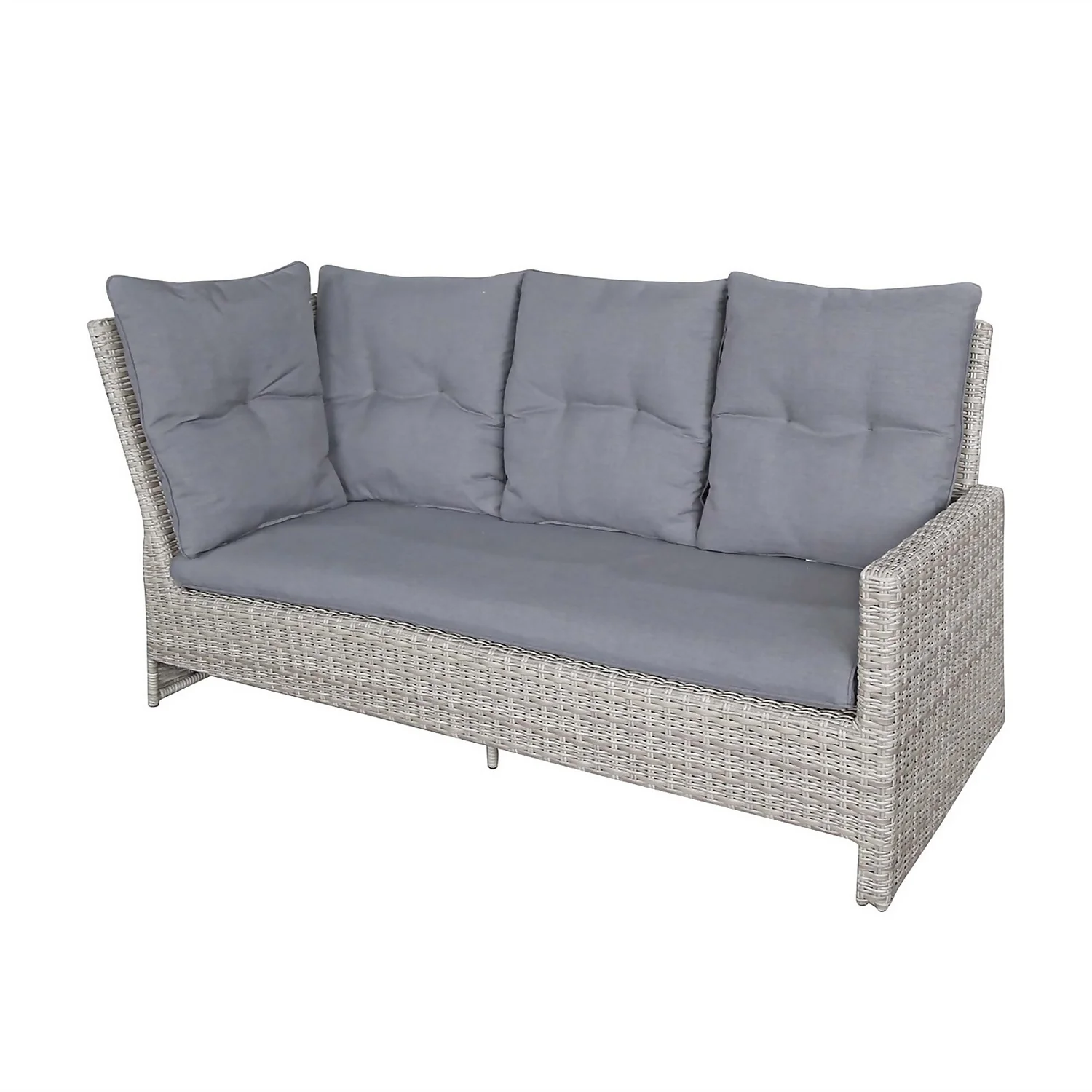 Mortimer Grey Rattan Garden Corner Sofa Set 9 Mortimer Grey Rattan Garden Corner Sofa Set - Image 7
