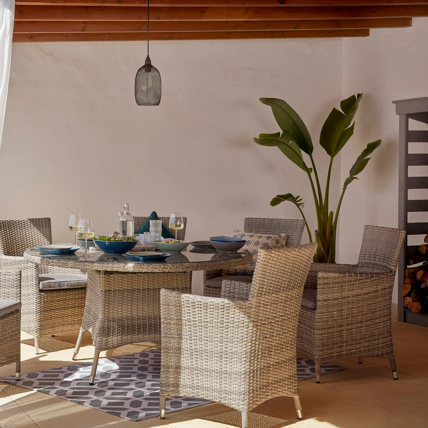 Florence 6 Seater Garden Dining Set 9 Florence 6 Seater Garden Dining Set - Image 7