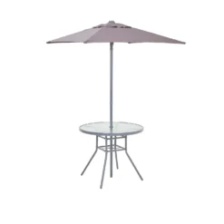 Andorra 4 Seater Garden Dining Set With Parasol -Garden Care Specialty Shop 12887989 1114843691022435