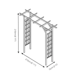 Mercia Flat Top Arch -Garden Care Specialty Shop 12888298 1224843954305336