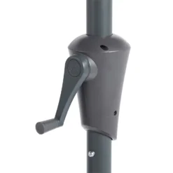 None 2.1m Crank & Tilt Parasol Dark Grey - Dia. 38mm -Garden Care Specialty Shop 12888560 1804843674218079