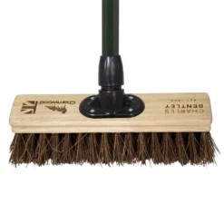 Charles Bentley Charnwood Bassine Wooden Garden Broom - 300mm -Garden Care Specialty Shop 12890894 1654915831672224