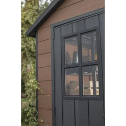 Keter Newton 7.5 X 7ft Outdoor Plastic Garden Storage Shed - Brown 18 Keter Newton 7.5 X 7ft Outdoor Plastic Garden Storage Shed - Brown -Garden Care Specialty Shop 12909854 5424845876177237