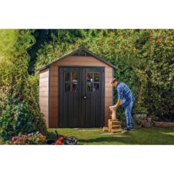 Keter Newton 7.5 X 7ft Outdoor Plastic Garden Storage Shed - Brown 20 Keter Newton 7.5 X 7ft Outdoor Plastic Garden Storage Shed - Brown -Garden Care Specialty Shop 12909854 8124845876235410