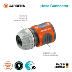 GARDENA Hose Connector 13 Mm (1/2") 15 Mm (5/8") 9 GARDENA Hose Connector 13 Mm (1/2") 15 Mm (5/8") -Garden Care Specialty Shop 13043386 1094907553956595