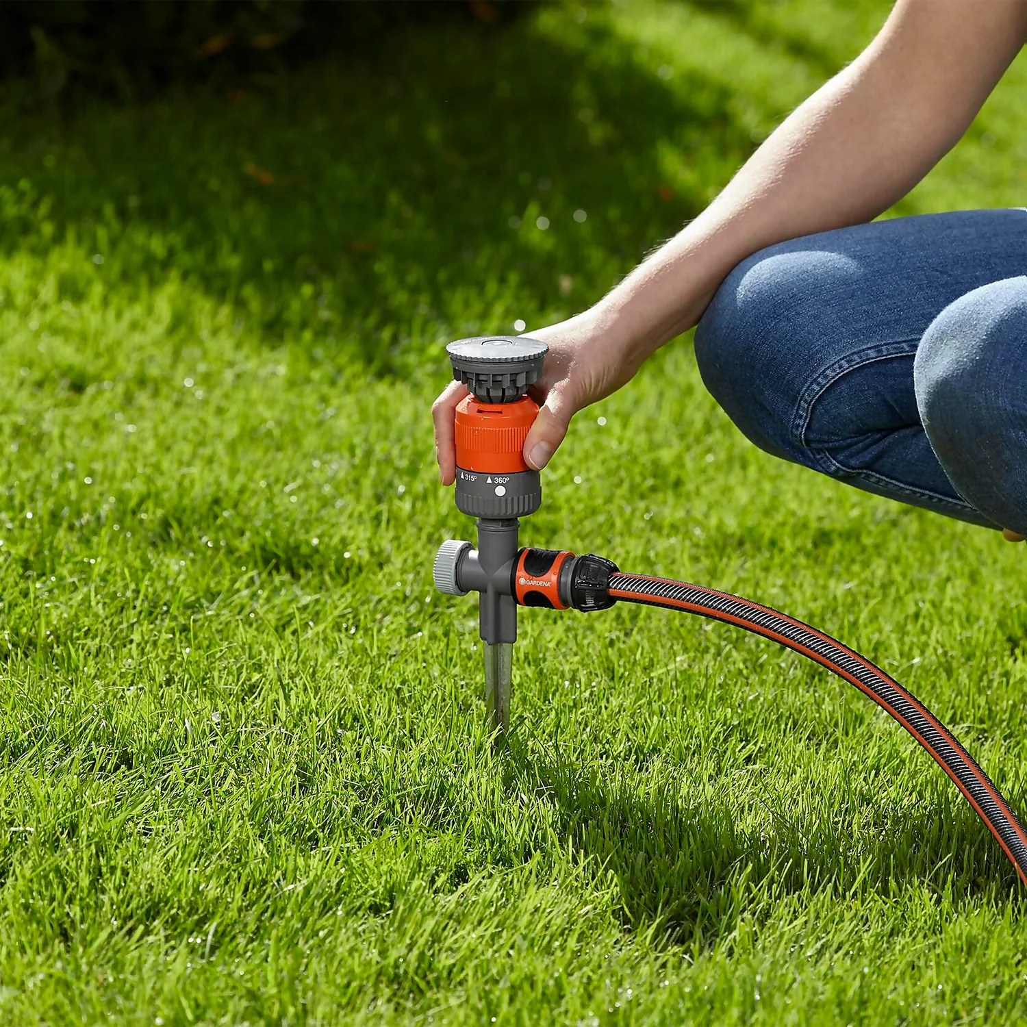 Gardena Comfort Circular Sprinkler Vario Spike 4 Gardena Comfort Circular Sprinkler Vario Spike - Image 2