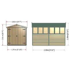 Shire 10 X 6ft Shed Overlap Double Door 19 Shire 10 X 6ft Shed Overlap Double Door -Garden Care Specialty Shop 13082800 2084862497968357