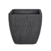 House Beautiful Roma Weave Charcoal Square Pot - 25cm 2 House Beautiful Roma Weave Charcoal Square Pot - 25cm -Garden Care Specialty Shop 13176835 1334933182735237