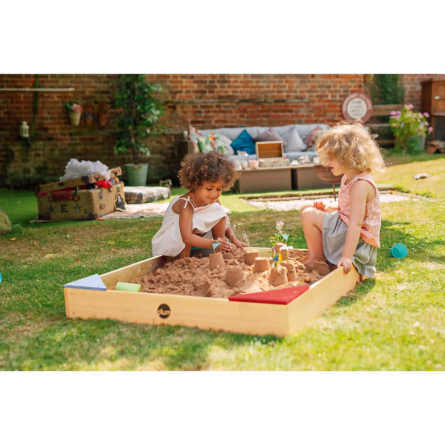 Plum Junior Natural Wooden Sand Pit 4 Plum Junior Natural Wooden Sand Pit - Image 2