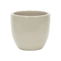 Glazed Cream Heritage Egg Pot - 26cm