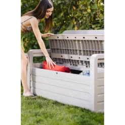 Toomax Forever Spring Bench - Warm Grey -Garden Care Specialty Shop 13462731 1984951391545320