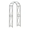 Panacea Arched Top Steel Garden Arch - Black 1 Panacea Arched Top Steel Garden Arch - Black -Garden Care Specialty Shop 13480854 8114932704315682