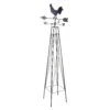 Panacea Rooster Weathervane Steel Obelisk - Rust -Garden Care Specialty Shop 13480858 1004931199679638