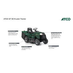 Atco 432cc GT 30H Petrol Lawn Tractor - 84cm -Garden Care Specialty Shop 13486584 4334929342317106