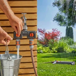 GARDENA Twin-Tap Hose Pipe Connector 10 GARDENA Twin-Tap Hose Pipe Connector -Garden Care Specialty Shop 13489627 9874920780869931