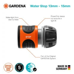 GARDENA Hose Connector And Water Stop Set -Garden Care Specialty Shop 13489630 9774976999450520