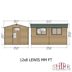 Shire 12 X 8ft Lewis Garden Shed 14 Shire 12 X 8ft Lewis Garden Shed -Garden Care Specialty Shop 13505269 1804926474585339
