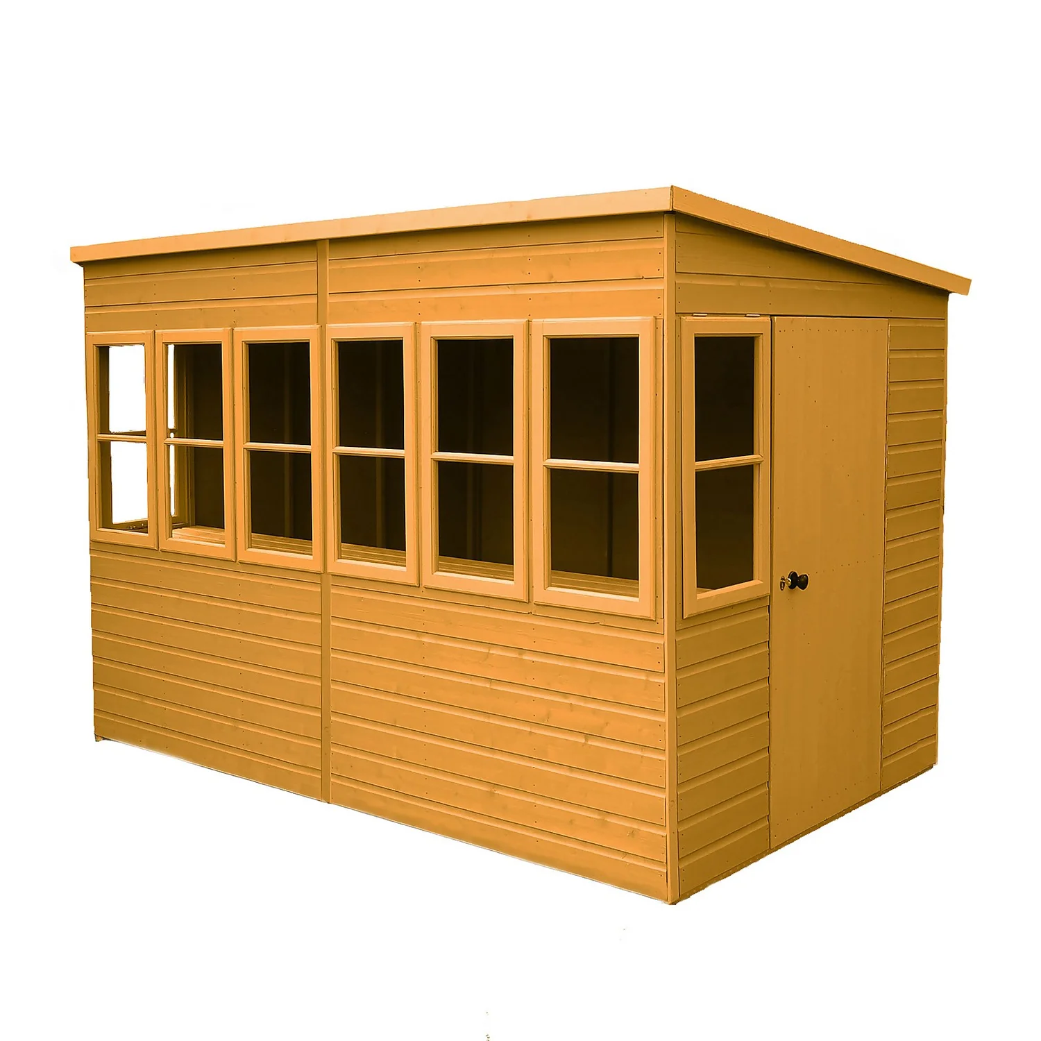 Shire 10 X 8ft Sun Pent Shed 3 Shire 10 X 8ft Sun Pent Shed