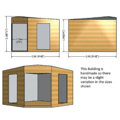 Shire 10 X 10ft Barclay Summerhouse - Including Installation 15 Shire 10 X 10ft Barclay Summerhouse - Including Installation -Garden Care Specialty Shop 13505308 2104931992501209