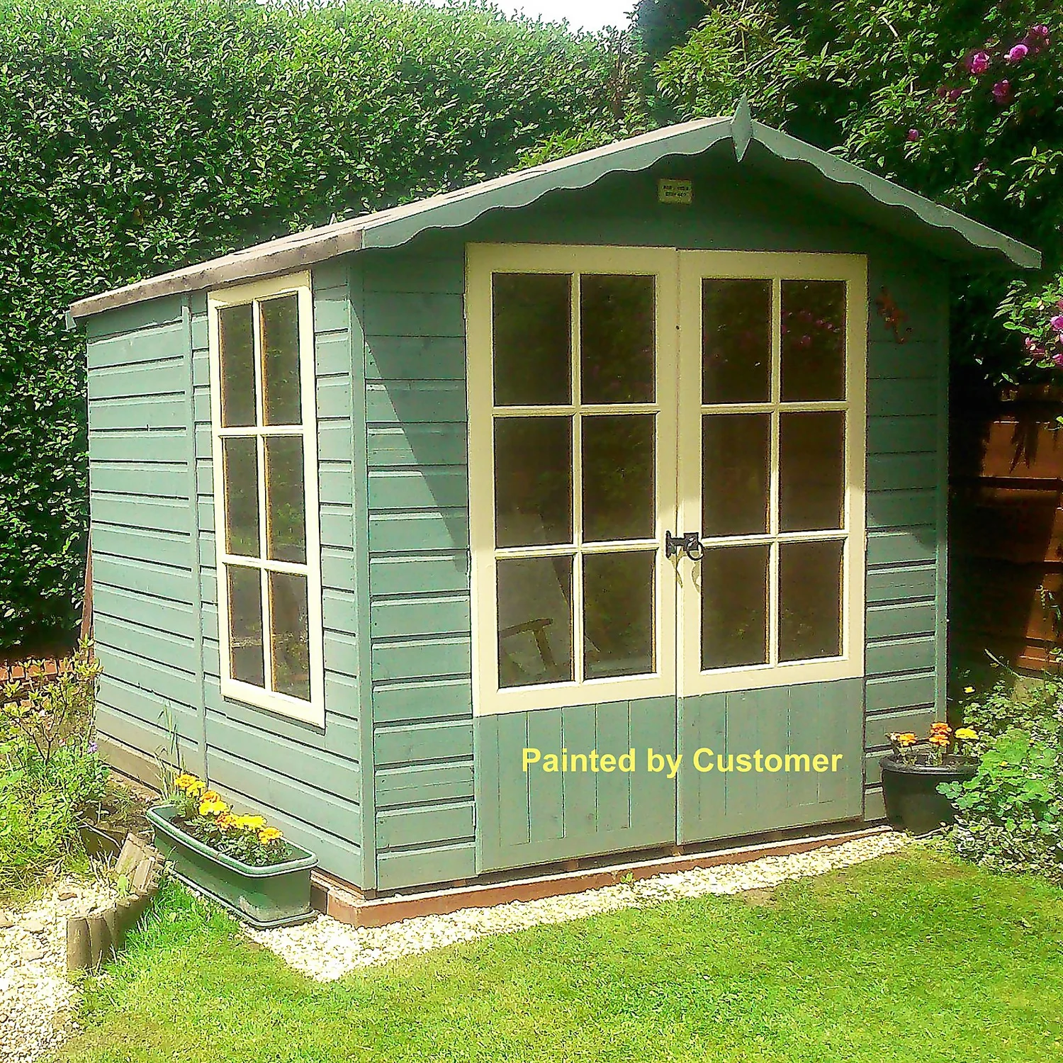 Shire 7 X 7ft Buckingham Double Door Summerhouse 10 Shire 7 X 7ft Buckingham Double Door Summerhouse - Image 8
