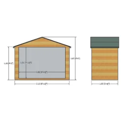 Shire 7 X 3ft Shiplap Double Door Bike Storage -Garden Care Specialty Shop 13505353 2344931992657647