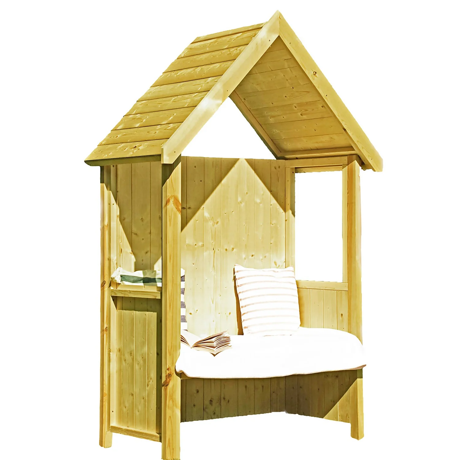 Shire 4x2ft Hebe Garden Arbour 3 Shire 4x2ft Hebe Garden Arbour