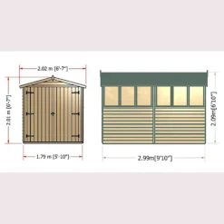 Shire 10x6ft Overlap Garden Shed - Including Installation 13 Shire 10x6ft Overlap Garden Shed - Including Installation -Garden Care Specialty Shop 13508654 1294926475996032