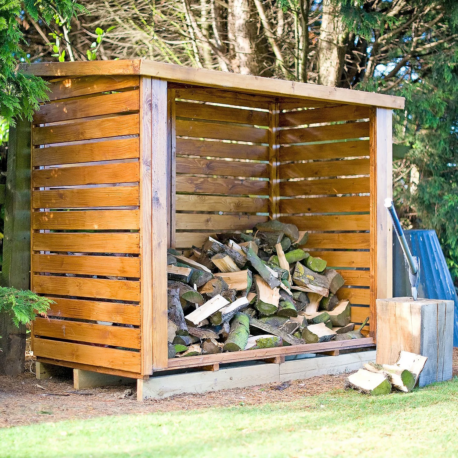 Shire Heavy Duty Log Storage 6x3ft 4 Shire Heavy Duty Log Storage 6x3ft - Image 2