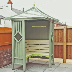 Shire 5x5 Corner Garden Arbour -Garden Care Specialty Shop 13508668 7274932698323440