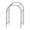 Agriframes Round Garden Arch - (H)2.1 X (W)1.2 X (D)0.45 M - Black 2 Agriframes Round Garden Arch - (H)2.1 X (W)1.2 X (D)0.45 M - Black -Garden Care Specialty Shop 13526222 2424936305117909