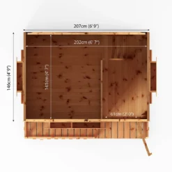 Country Living 7ft X 5ft Premium Sandon Double Storey Playhouse With Veranda Painted + Installation - Aurora Green -Garden Care Specialty Shop 13554912 1674949332215927