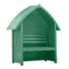 Country Living Wilmcote Arbour Seat Painted + Installation - Aurora Green -Garden Care Specialty Shop 13554932 1714942010946999
