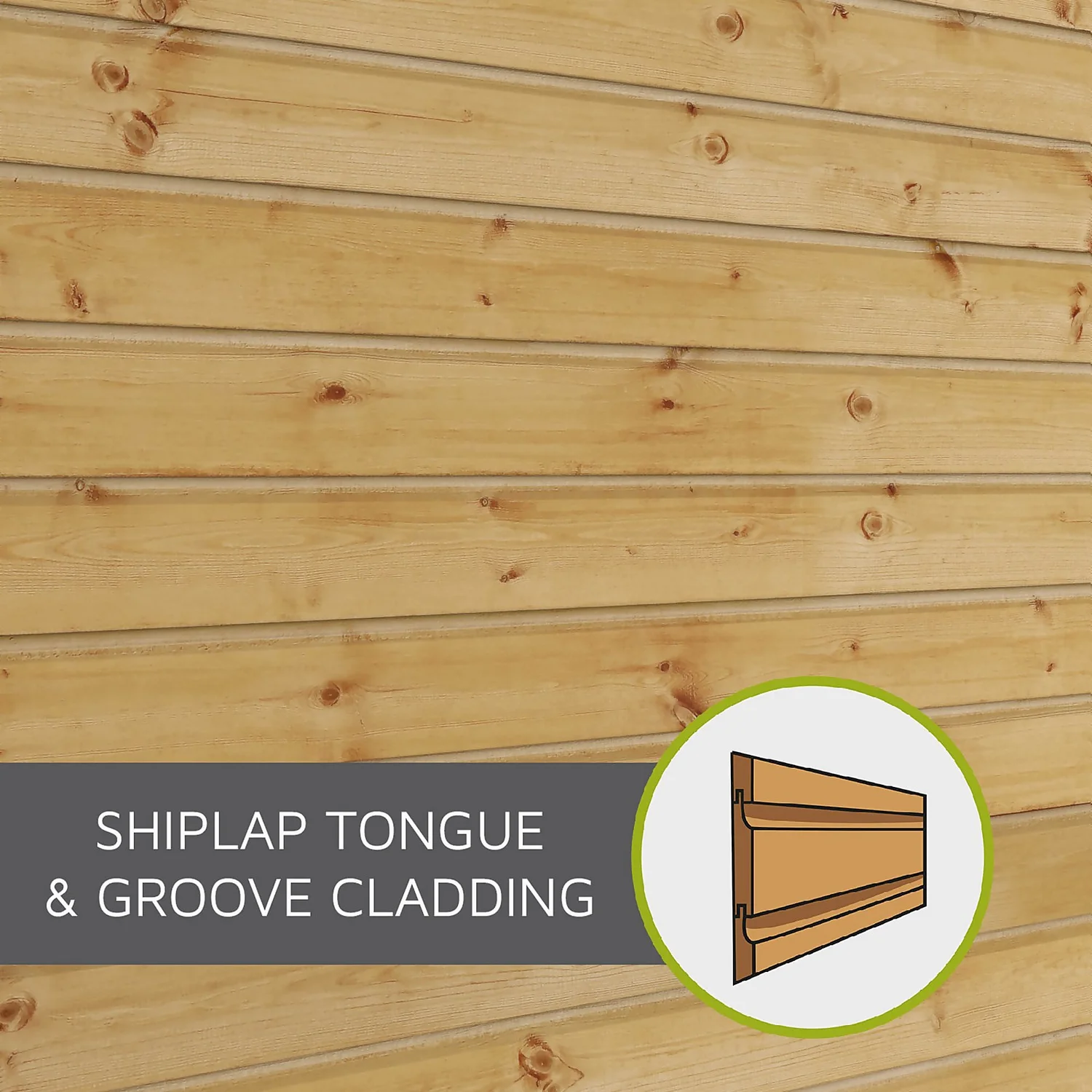 Mercia 12ft X 8ft Premium Shiplap Pent Shed - Including Installation 8 Mercia 12ft X 8ft Premium Shiplap Pent Shed - Including Installation - Image 6