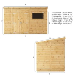 Mercia 12ft X 8ft Premium Shiplap Pent Shed - Including Installation 20 Mercia 12ft X 8ft Premium Shiplap Pent Shed - Including Installation -Garden Care Specialty Shop 13555752 1485033256626760