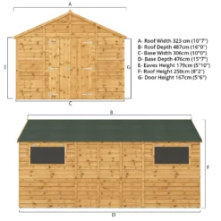 Mercia 16ft X 10ft Premium Shiplap Modular Workshop Shed - Including Installation 18 Mercia 16ft X 10ft Premium Shiplap Modular Workshop Shed - Including Installation -Garden Care Specialty Shop 13555753 8254949338069341