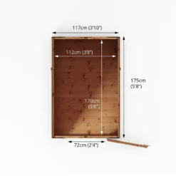 Mercia 6ft X 4ft Premium Windowless Shiplap Apex Shed -Garden Care Specialty Shop 13555764 3784949336246031