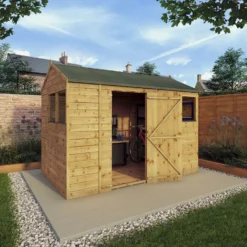Mercia 10ft X 6ft Premium Shiplap Reverse Apex Shed - Including Installation 20 Mercia 10ft X 6ft Premium Shiplap Reverse Apex Shed - Including Installation -Garden Care Specialty Shop 13555790 6004949336011599