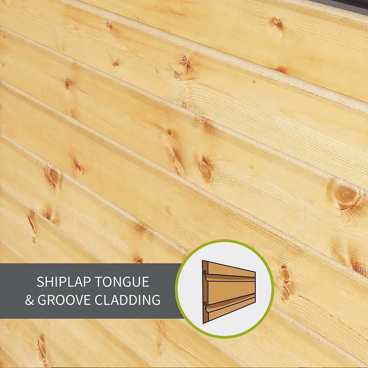 Mercia 6ft X 4ft Premium Shiplap Pent Shed - Including Installation 6 Mercia 6ft X 4ft Premium Shiplap Pent Shed - Including Installation - Image 4