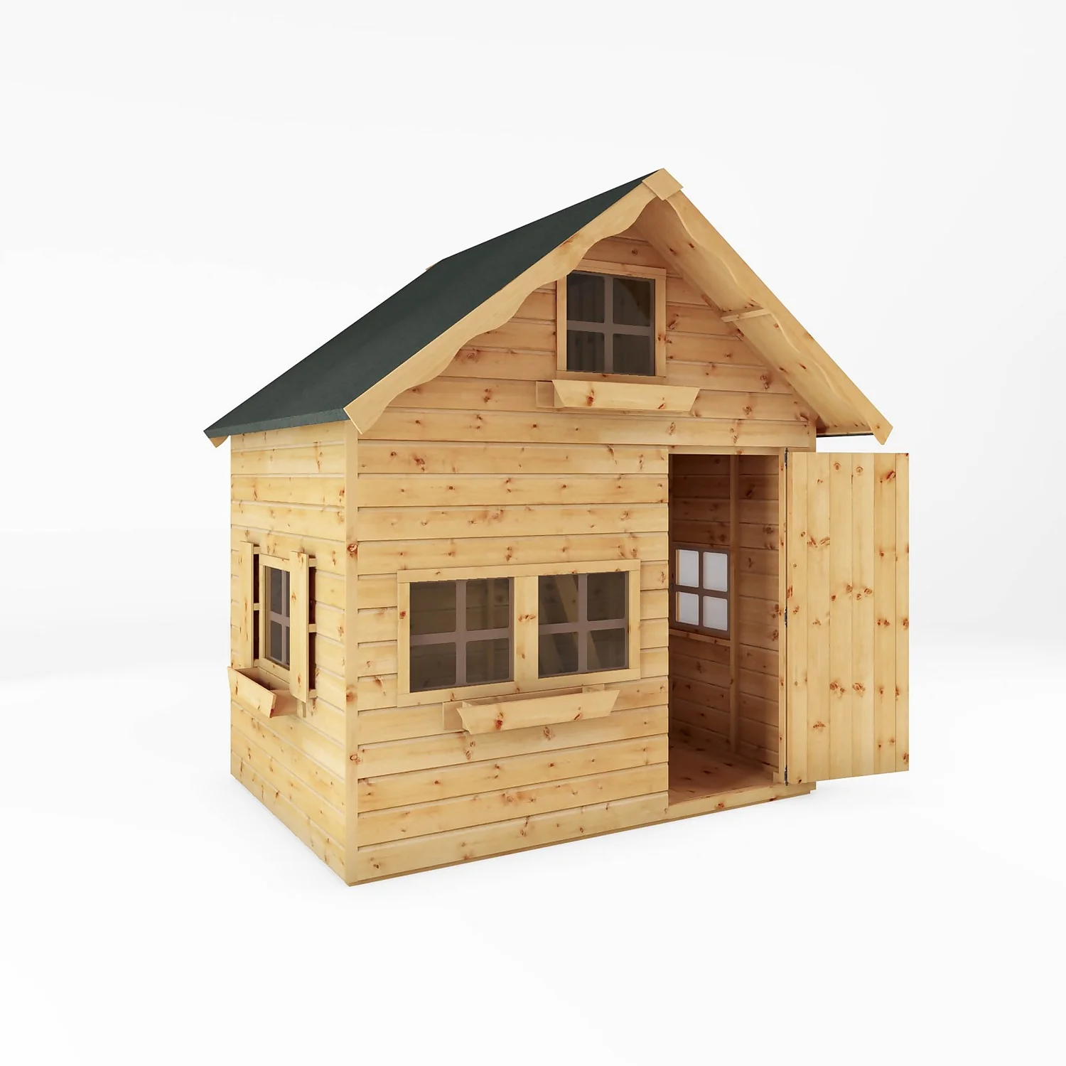 Mercia 7ft X 5ft Swiss Cottage Double Storey Playhouse - Installation Included 11 Mercia 7ft X 5ft Swiss Cottage Double Storey Playhouse - Installation Included - Image 9