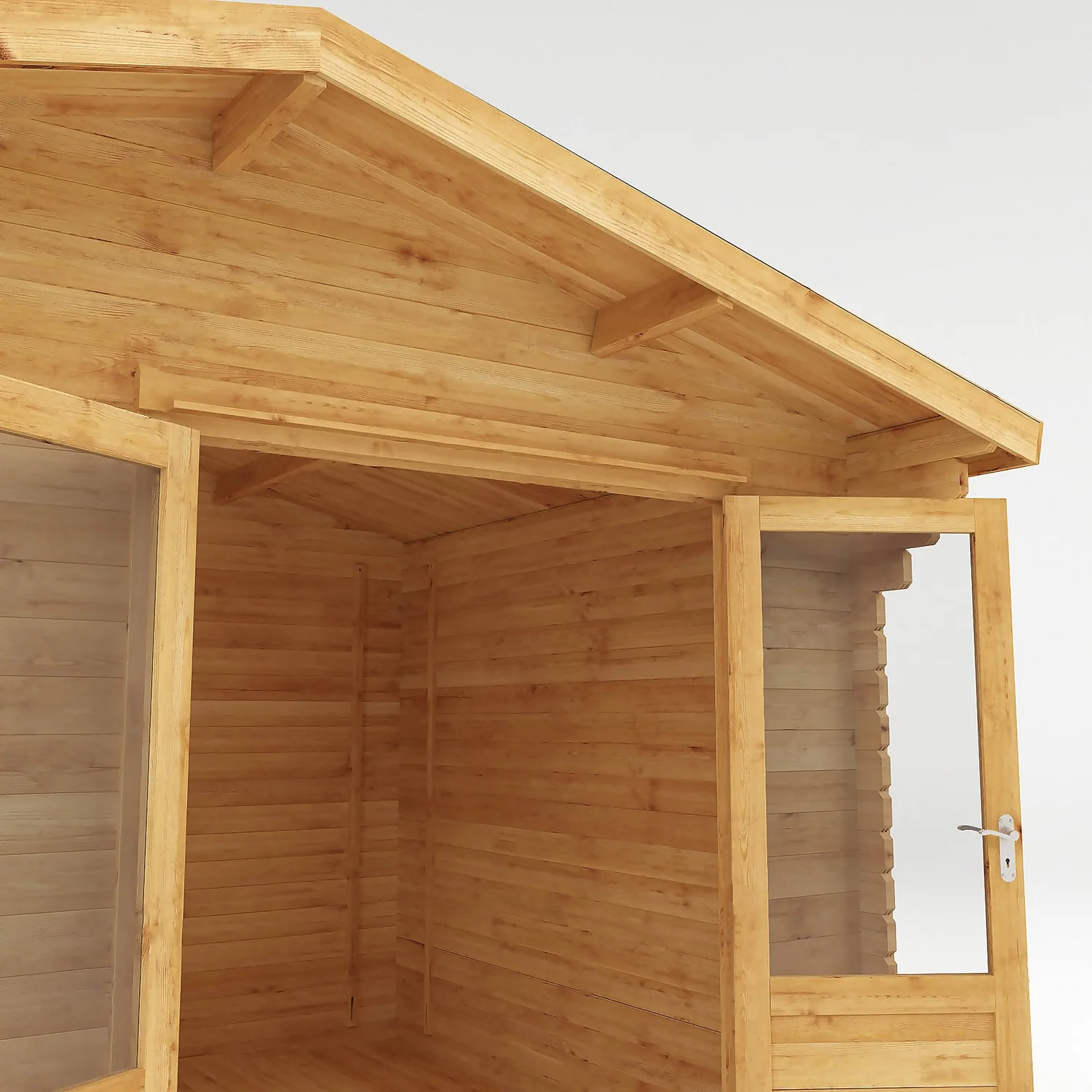 Mercia 4m X 3m Garden Retreat Log Cabin 28mm 5 Mercia 4m X 3m Garden Retreat Log Cabin 28mm - Image 3