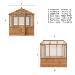 Mercia Wooden Greenhouse - 6x6ft 20 Mercia Wooden Greenhouse - 6x6ft -Garden Care Specialty Shop 13626875 2515028840056877